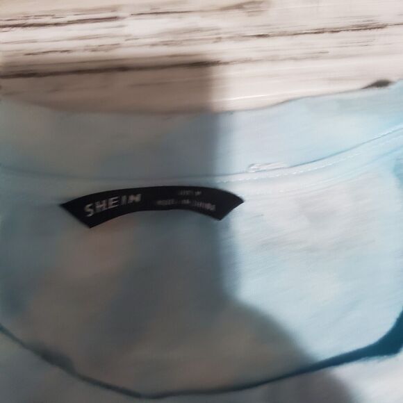 Shein Houston Tennis Adult Shirt Size L Hand Tye Dyed - Picture 4 of 4